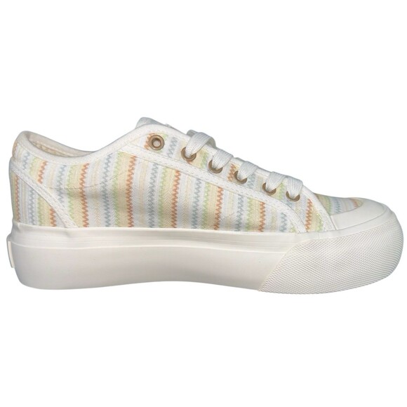 Roxy Cruizer Shoe Womens Size 7.5 Oxford Platform Sneakers Multi Color New - Picture 2 of 9